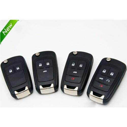 2/3/4/5 Buttons Folding Flip Remote Key Shell for Buick New Regal LaCrosse Hideo Car Key Blanks Case