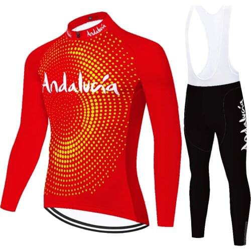 Andalucia Summer Spirng Tenue Cyclisme Homme Uniforme Tricota Hombre Camisa Ciclismo Masculina Conjunto Ciclismo Masculino
