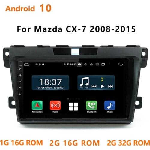 JOYINCAR 9inch Android 10.0 Car Radio Stereo Multimedia Player GPS Navigation For Mazda CX7 2008-2015 NO DVD Head Unit