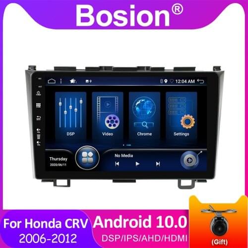 Bosion Android 10 Car Radio Multimedia Video Player Navigation GPS For Honda CRV CR-V 3 RE 2006-2012 IPS DSP HDMI AHD Car Player