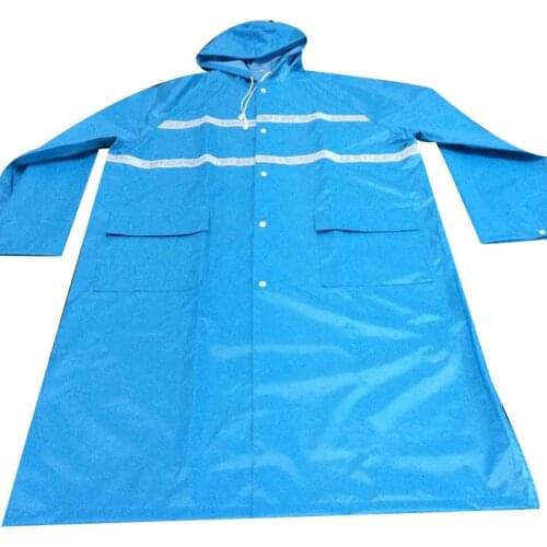 Adult Raincoat PVC Single-layer Thickened Labor Insurance Multi-purpose Soild Color