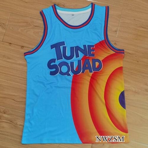 Costume Space Jam 6# Movie Tune Squad Basketball Jersey Set Sports Air Slam Dunk Sleeve Shirt Singlet Uniform