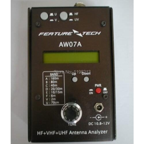 Ham radio shortwave radio HF UV 1.5-490MHZ 3-band AW07A Antenna Analyzer