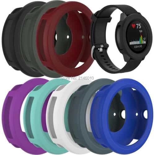 Soft Silicone Protective Case Cover Protector Sleeve for Vivoactive 3 Band Shell
