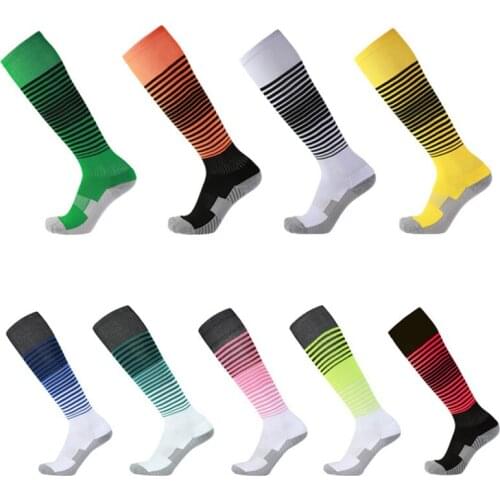 Onedoyee Anti-Slip Football Stockings Breathable Soccer Socks Winter Leg Warmers Thickened Men Women High Quality Sports Socks