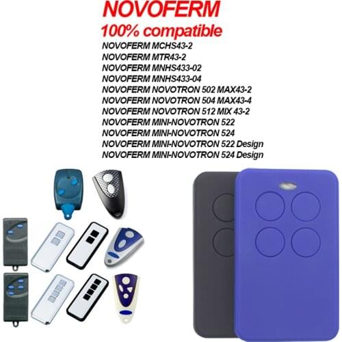 NOVOFERM NOVOTRON 302/304,NOVOFERM MNHS433-02/04 replacement Garage door remote control