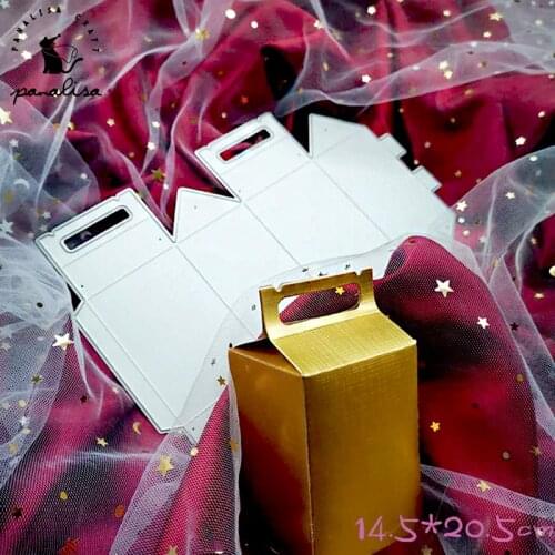 Panalisacraft Rectangular Box Metal Cutting Dies Stencils for DIY Scrapbooking/photo album Decorative Embossing DIY Paper Cards