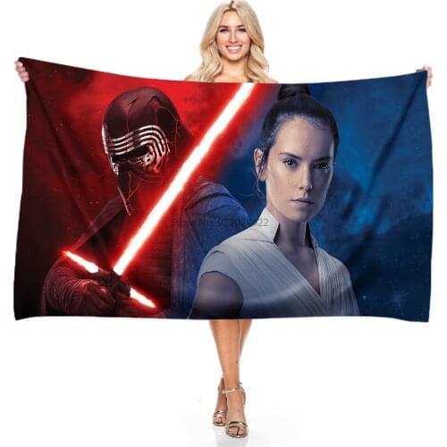New Design Star Wars The Rise of Skywalker Beach Towel Bath Towels Bathroom Shower Towels for Children Boys Girls Home Decors