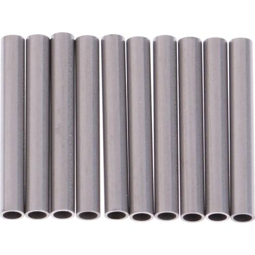 10pcs Silver Color Stainless Steel Straps Bracelets Tube Repalcement 20mm-26mm