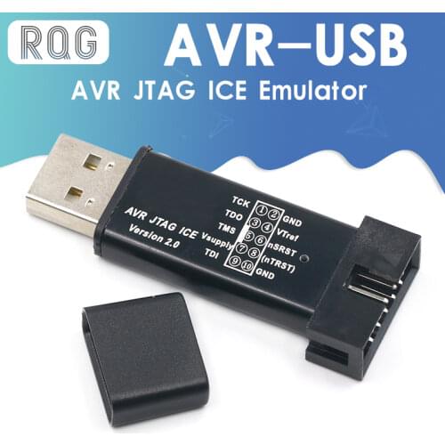 Usb AVR JTAG ICE emulator AVR-USB downloader download line metal shell