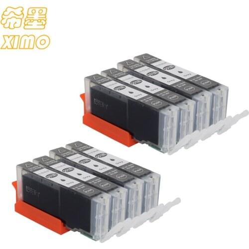 XIMO Replacement for Canon CLI-551XL GY CLI-551 Grey Compatible for Canon Pixma MG7550 iP8750 MG6350 MG7150, Pack of 8