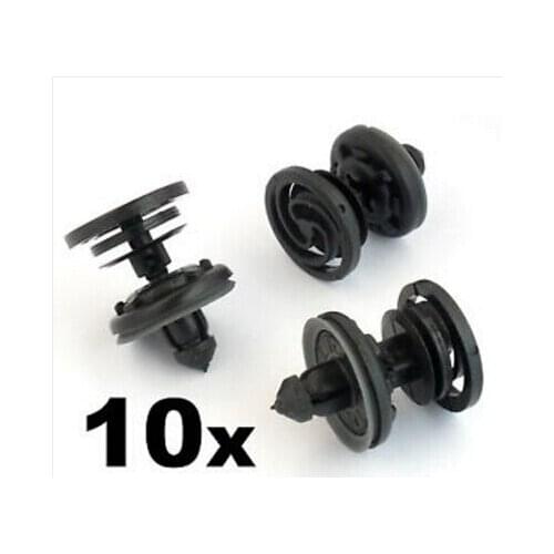 10x For Volvo Interior Door Card & Trim Clips- Plastic Fastener Clips Panels Fascias