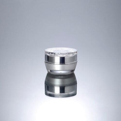 15g pearl whiteacrylic/plastic jar for eye cream/essence/gel/serum/moisturizer/skin care pot/art nail container packing