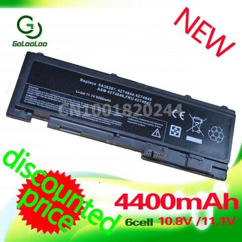Golooloo 4400MaH Battery 42T4844 42T4846 42T4845 42T4847 for Lenovo ThinkPad T420s T420si Series