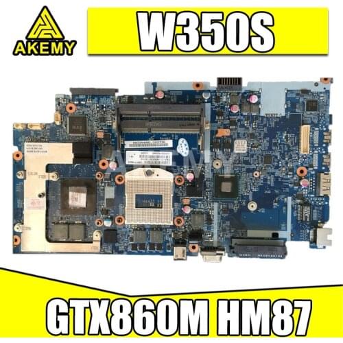6-71-W3S50-D02A 6-77-W370SS00-D02A for clevo K660E K760E W350S W370S notebook motherboard PGA947 GTX860M HM87 100% test work