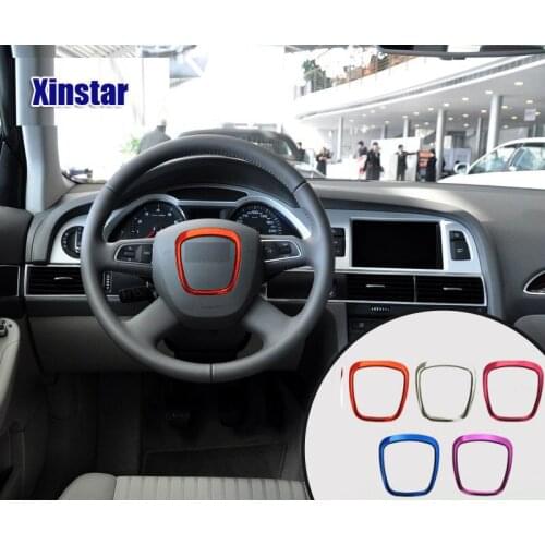 Car steering wheel deocration for audi sline quattro A3 A4 A5 A6 A7 A8 TT S7 RS Q3 Q5 Q7