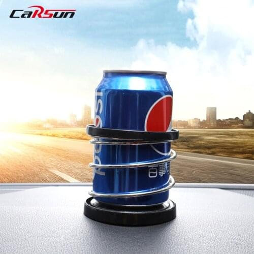 Carsun Auto Spring Cup Holder Phone Holder Car Accessories Interior Portable Universal Car Organizer Storage Mobile Holder Mount