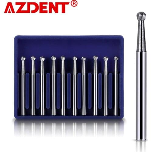 Dental Carbide Bur Drill FG 1/2/3/4/5 Tungsten Round 1.6mm High Speed Handpiece