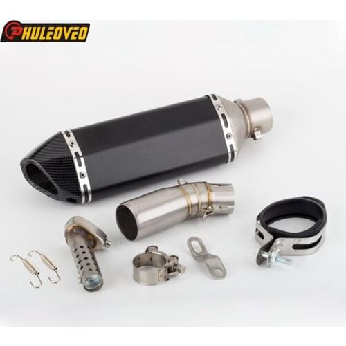 For BMW C400X 2018-2020 C400GT 2019-2020 Motorcycle Exhaust Muffler Silencer Escape Demper with Middle Link Pipe DB Killer