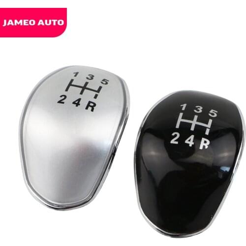 Jameo Auto MT Car Gear Knob Cap Cover 5/6 Speed Insert Replacement for Ford Focus 2 3 MK3 Fiesta C-max B-max Galaxy Kuga Parts