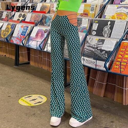 Женские брюки широкие Lygens China At AliExpress