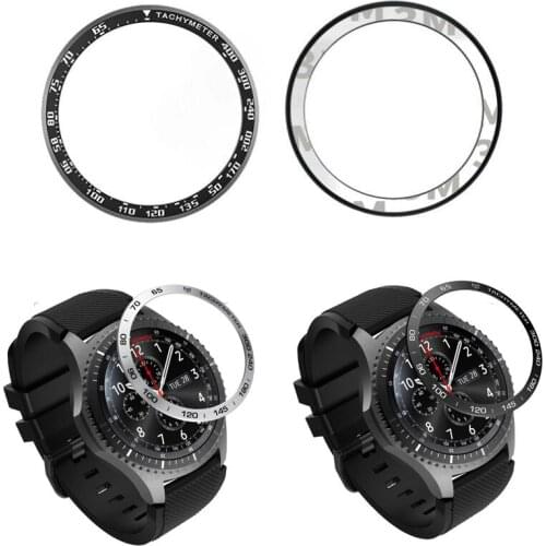 Metal Bezel Ring Frame Case Film Glass Screen Protector Cover For Samsung Gear S3 Galaxy Watch Huawei Honor Magic GT 2 GT2 46mm