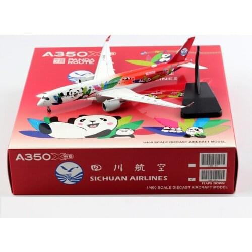 16CM 1/400 Scale A350-900 XWB SIchuan Airlines Plane Model Alloy Lading Gear Aircraft collectible display Airplanes