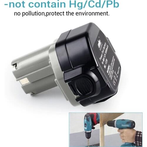 12V 3000mAh Ni-MH Battery for MAKITA 1222 1220 1233 1234 1235 1200 1235B 1235F 192696-2 192698-8 1200 1201 1201A