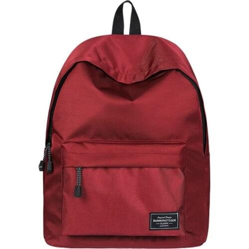 2019 New All-match Leisure Red Shoulder Backpack Student Campus Bag Femal BackpackS Waterproof