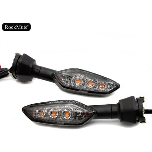 Motorcycle Front/Rear LED Turn Signal Indicator Lights Blinker For Kawasaki ER6N KLR 650 KLE650 KLZ1000 Versys 650/1000 ZRX 1200