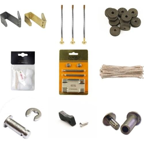 Complete Variety Repair Replacement Inner Parts For ZP Kerosene Oil Lighter Repair Service Universal Upgrade DIY Free Shipping