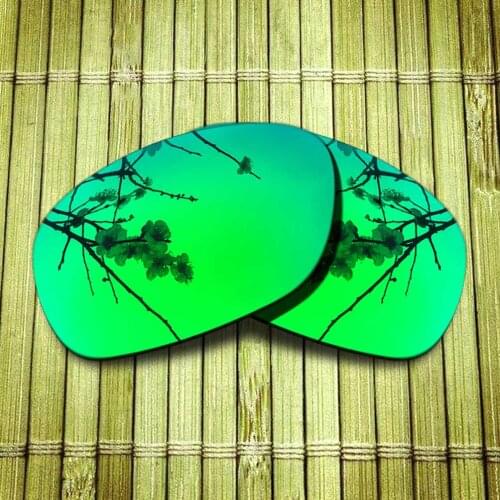 Polarized Replacement Lense For-Oakley Ten-x Sunglasses Frame True Color Mirrored Coating - Green Options