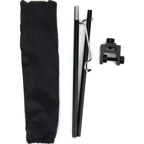 Portable Aluminum Alloy Folding Light Bracket Stand Outdoor Camping Table Lamp Pole Tri-Fold Portable Camping Barbecue Accessor