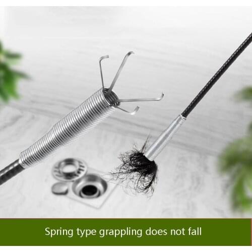 60cm Spring Pipe Dredging Sewer Tools,Hair Dredging ,Drain Cleaner Sticks Clog Remover Cleaning Tools Household for Kitchen Sink
