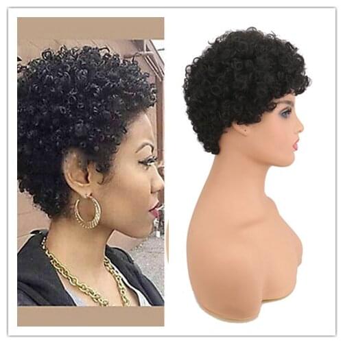 SuQ Synthetic Lace Front Wig For Women 1B light blonde Ombre Color Curly Afro Kinky Natural Hair Gluless Heat Resistant Wigs