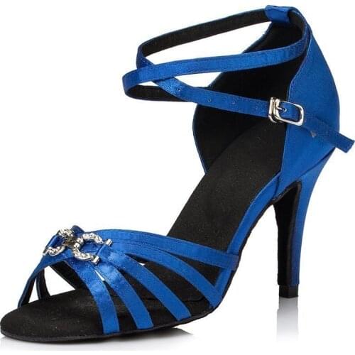 Ballroom Latin Dance Shoes for Women/Girls/Ladies Tango&Salsa High Heeled Indoor Soft Professional Dance Shoes Latin Girls