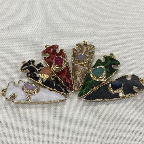 High-quality Resin Pendant Arrow-shaped Exquisite Necklace Pendant for Handmade DIY Fashion Bracelet Necklace Accessories
