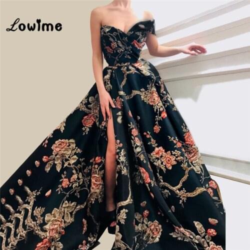 Black Formal Dress Robe De Soiree Abendkleider 2018 Arabic Women Evening Gown Robe De Soiree Custom Made One Shoulder Abiye Gown