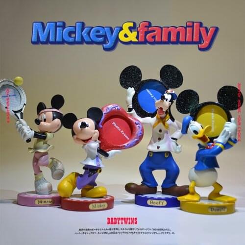 1PCS 15-19CM New box end Disney Mickey Mouse Donald Minnie goofy photo frame display collection