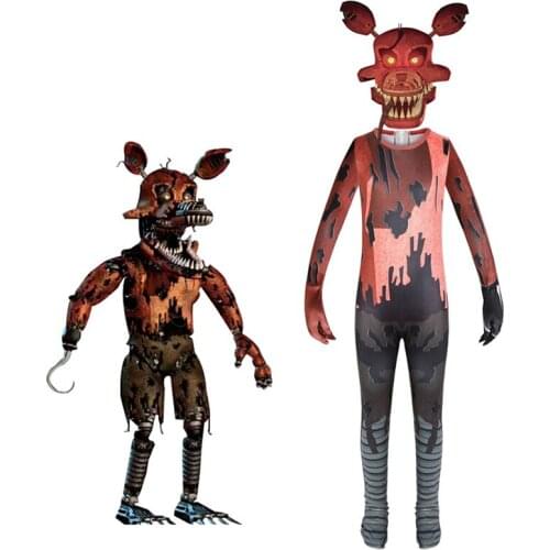 2020 Halloween Costumes for Kids Boys Anime Phantom Freddie Cosplay Bodysuit Girls Game Character Horror Carnival Party Clothes