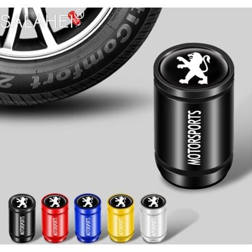 4X For Peugeot GT 206 207 208 301 307 308 407 507 508 408 308 406 2008 5008 3008 4008 Car Truck Wheel Valves Tyre Stem Air Caps