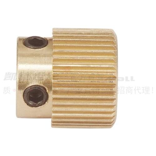 4pcs Brass Gear 26/40 Teeth Extrusion Wheel 5MM M3 Screw MK7/MK8 extruder for anet ender 3 cr-10 cr-10s 3D printer Parts