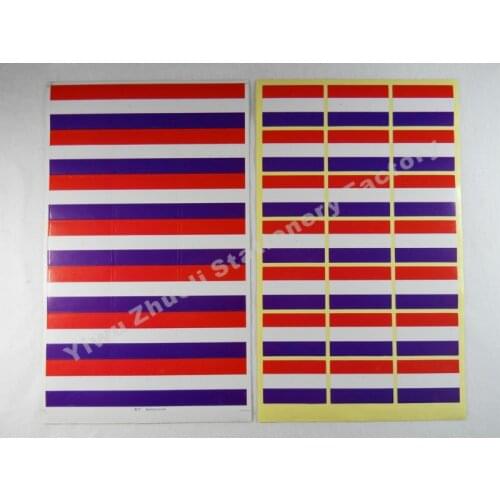 50 sheets/lot ) Netherland Flag Stickers Free Shipping Paper