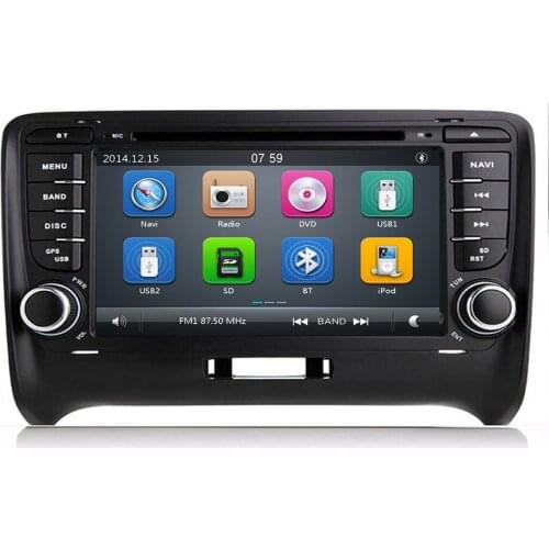 7''For AUDI TT MK2 Car DVD GPS Stereo Player Head Unit 2006-2019 Bluetooth Mirroring LINK DAB+TPMS DTV RDS FM CAM MAP SD CARD BT
