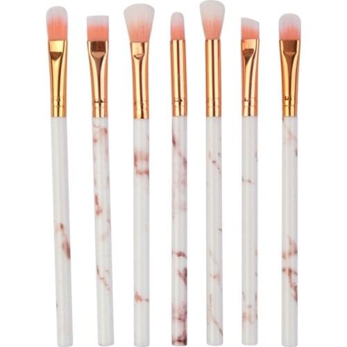7Pcs Multifunctional Makeup Brushes Concealer Eyeshadow Brushes Set Marble Color Make Up Tool Accessories Dropship MAG5724 D40