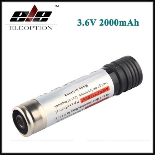 Eleoption 3.6V 2000mAh Ni-MH Rechargeable Power Tool Battery Replacement for Black & Decker VersaPak Vp100 Vp110 Vp143 151995-03