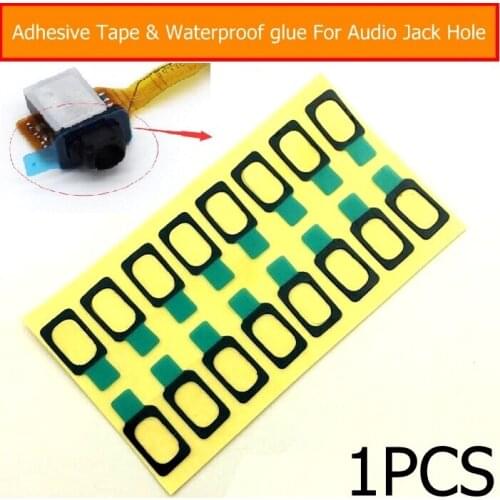 Audio jack hole Adhesive Tape for Sony Xperia Z1 Z3 Z5 mini earphone port Waterproof glue for SONY Z Z2 Z4 Z2A XL39H audio port