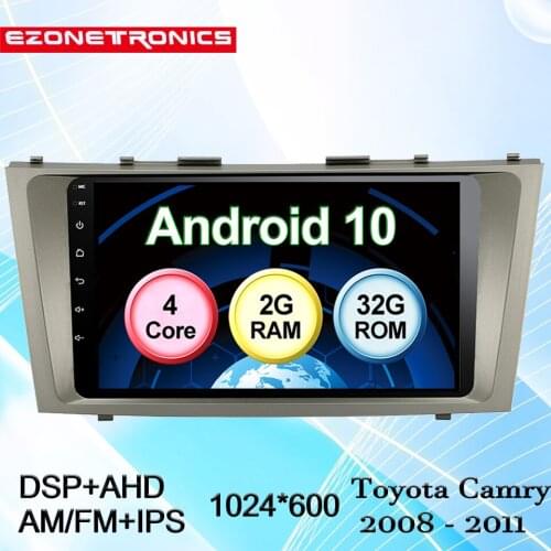 Android 10 Car Multimedia System 9 Inch RDS AM FM BT GPS Navigation Mirror Link Radio Player 2G+32G For Toyota Camry 2008-2011