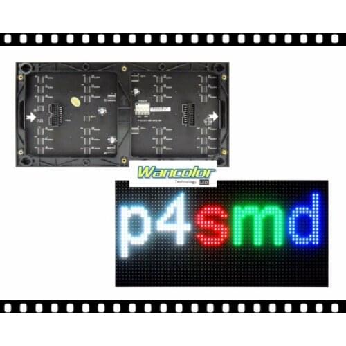 Free shipping china high quality P4 indoor video Full Color Led Display Module 1/16 scan 256*128mm