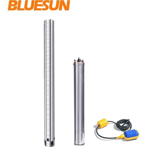 Bluesun solar pump water 3hp 5hp solar pump dc submersible pump solar 380v 220v